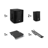 LD Systems DAVE 15 G4X BAG SET - Transportset med hjulplatta och skyddsöverdrag för DAVE 15 G4X