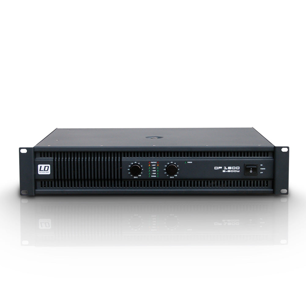 LD Systems DEEP2 1600 effektförstärkare (2x450W, 8 Ohm)