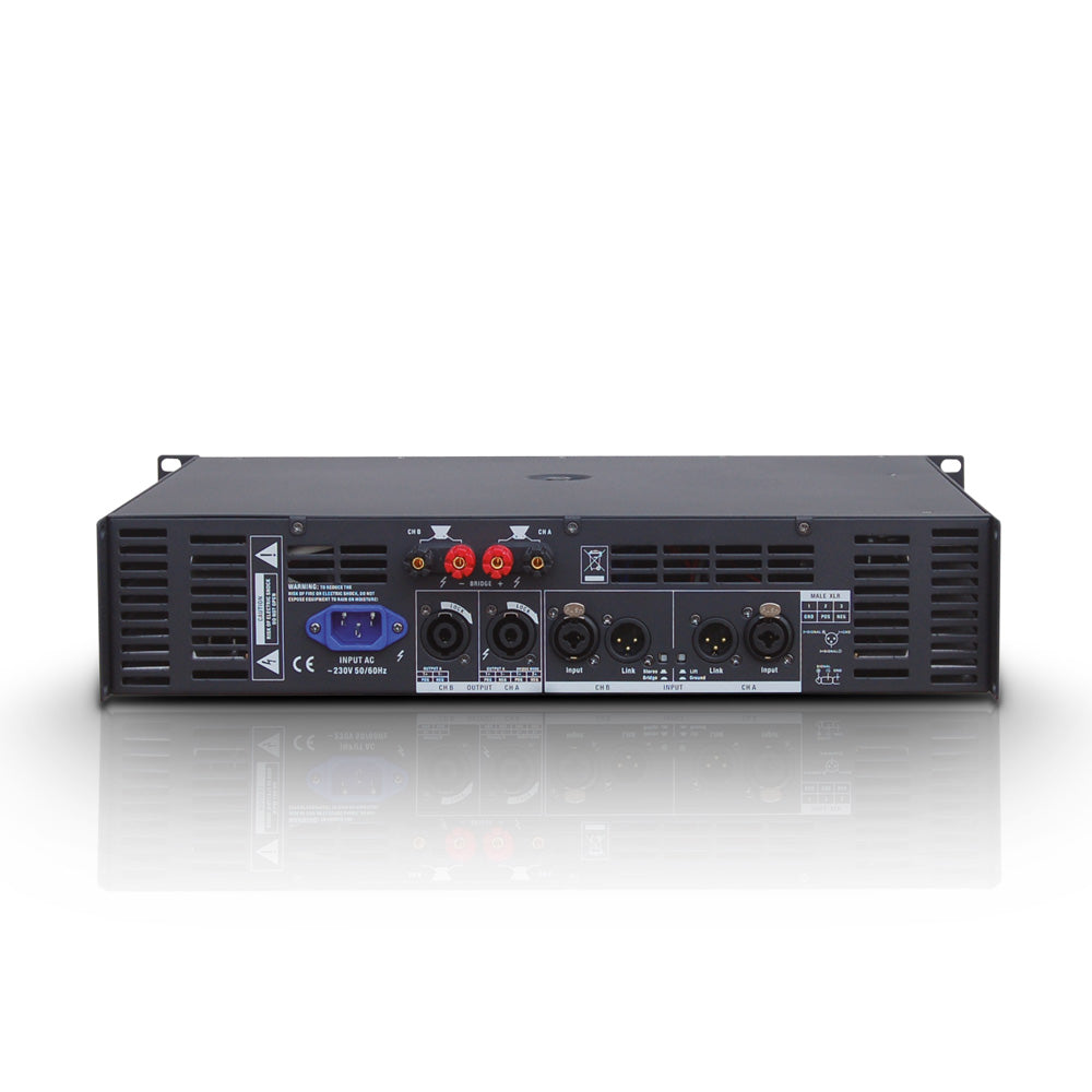 LD Systems DEEP2 1600 effektförstärkare (2x450W, 8 Ohm)