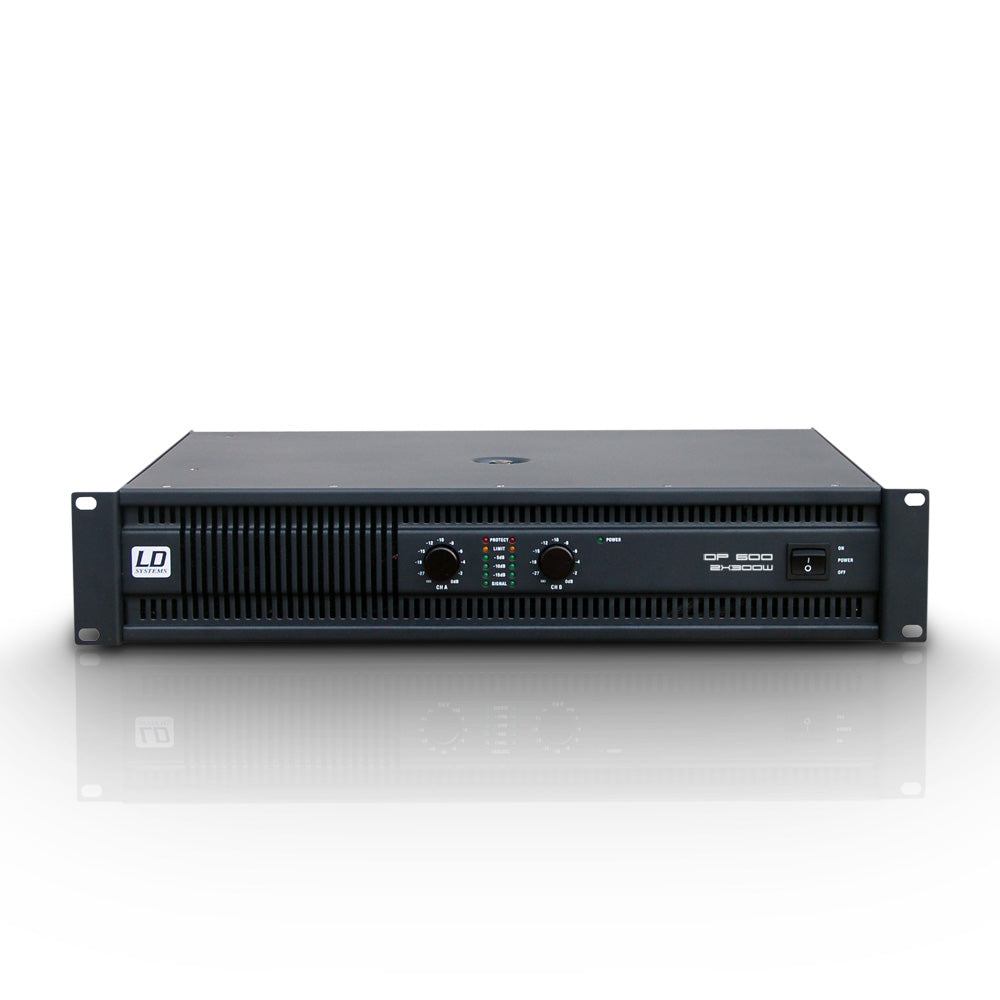 LD Systems DEEP2 600 effektförstärkare (2x300W, 8 Ohm)
