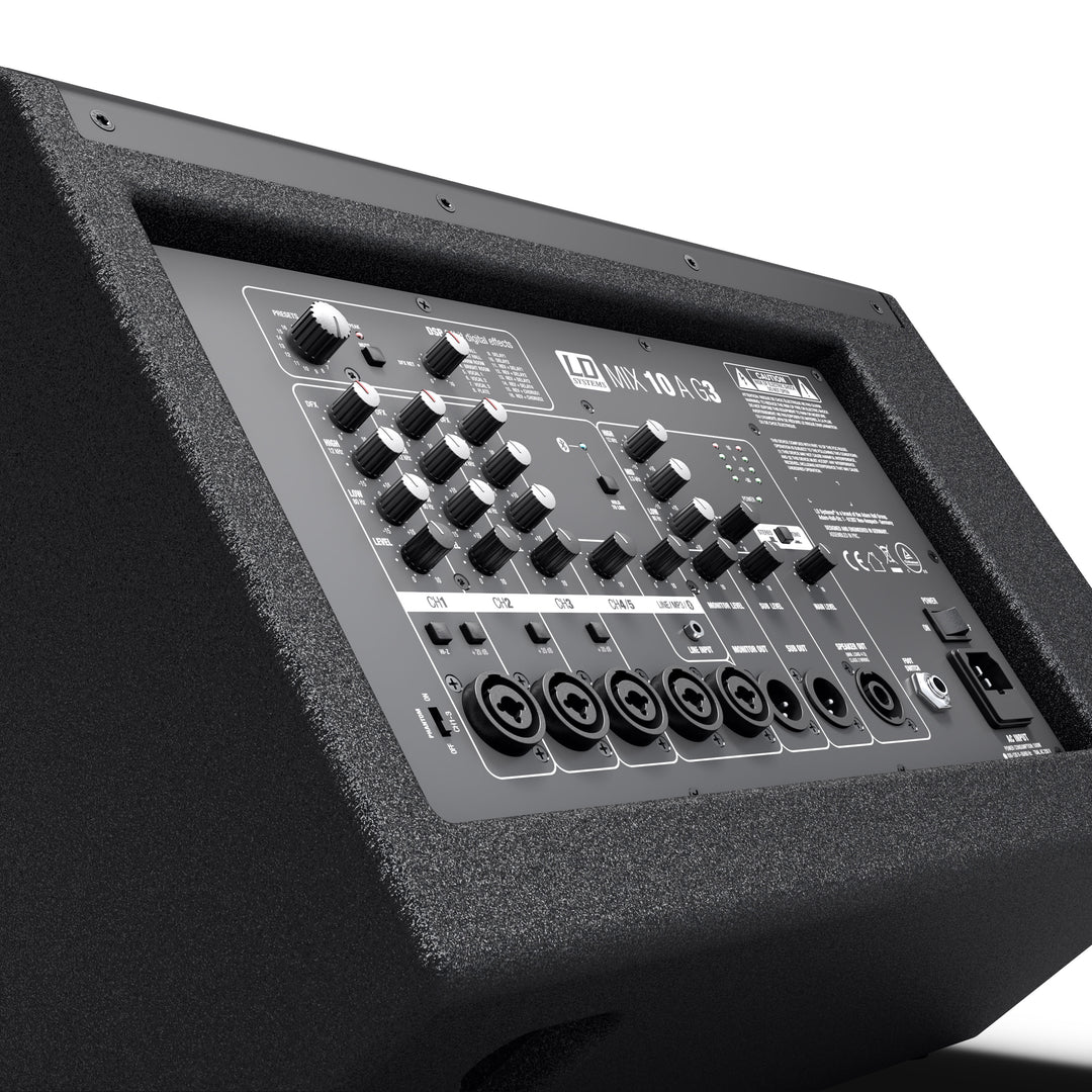 LD Systems MIX 10 A G3 - Aktiv 2-vägs högtalare med integrerad 7-kanals mixer
