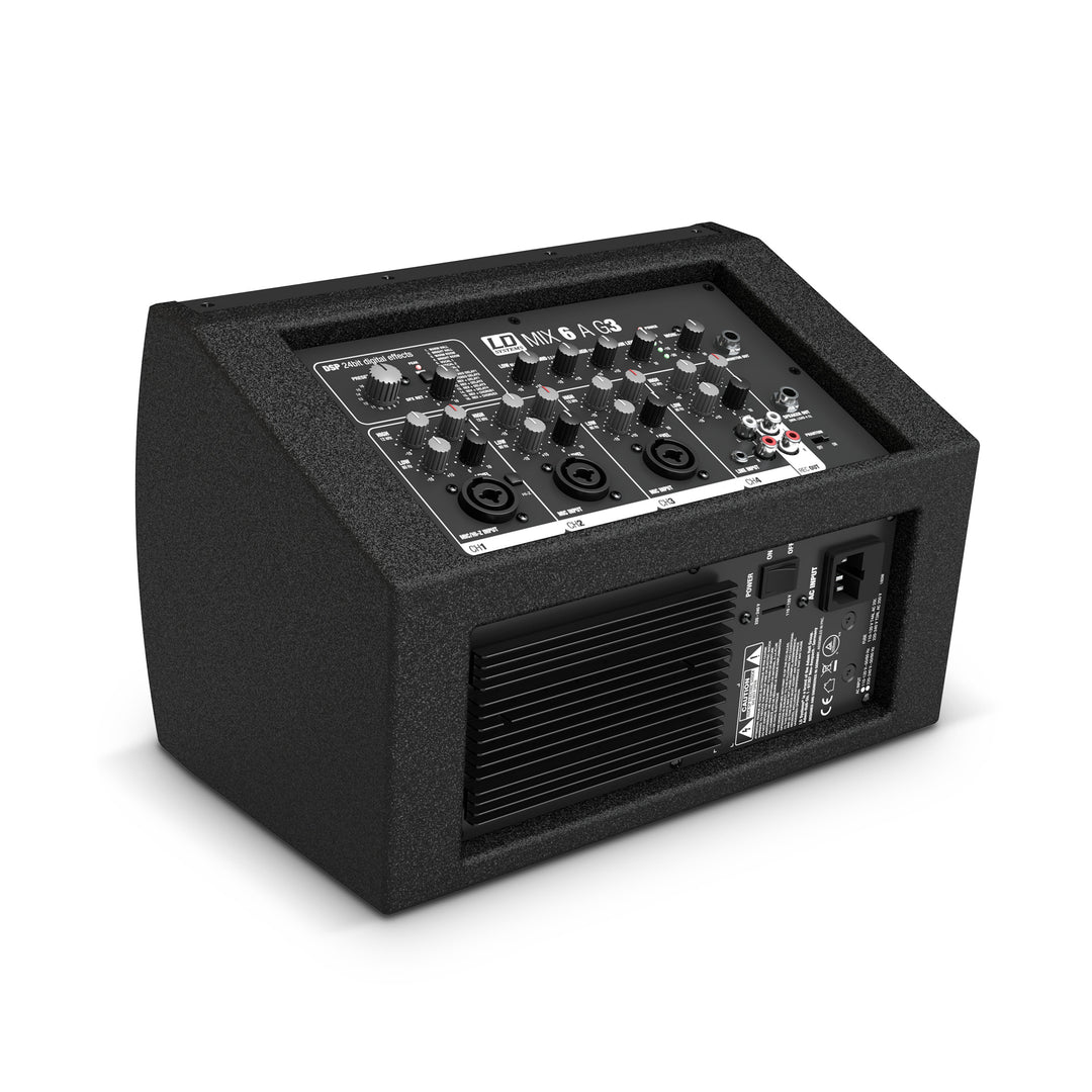 LD Systems MIX 6 A G3 - Aktiv 2-vägs högtalare med integrerad 4-kanals mixer