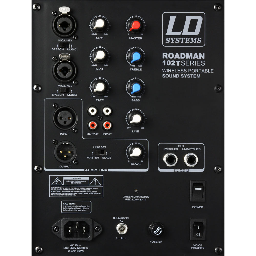 LD Systems Roadman 102 HS B6 - Bärbar PA-högtalare med headset