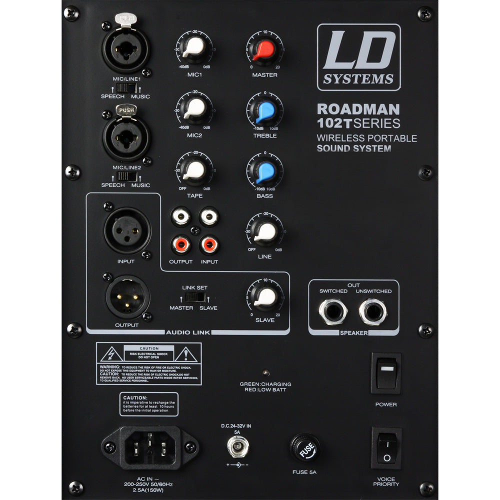 LD Systems Roadman 102 Headset Transportabel Aktiv Højttaler