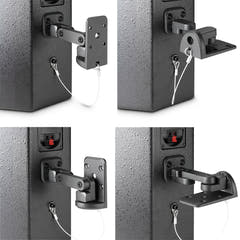 LD Systems SAT 442 G2 - 4 x 4" passiv installationshögtalare, svart