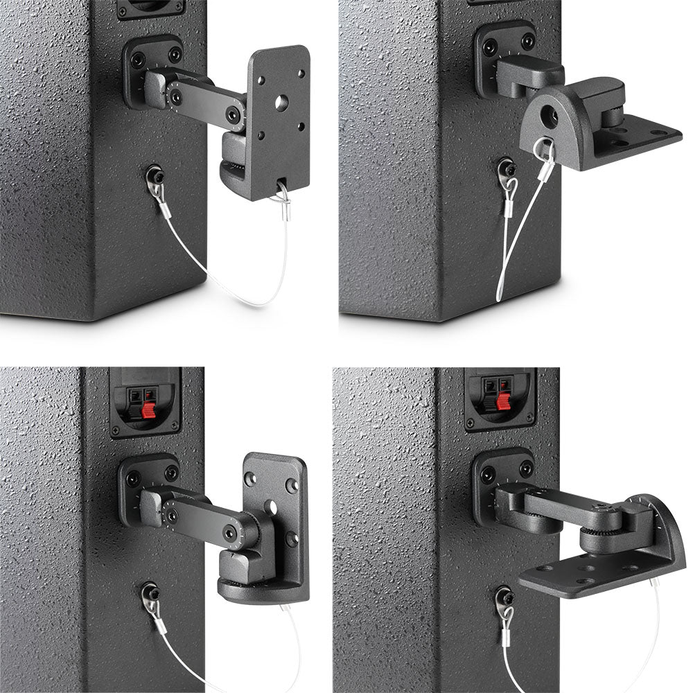 LD Systems SAT 442 G2 - 4 x 4" passiv installationshögtalare, svart