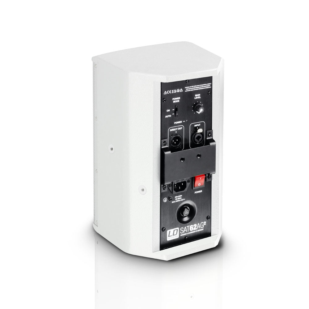 LD Systems SAT 62 A G2 Vit aktiv högtalare