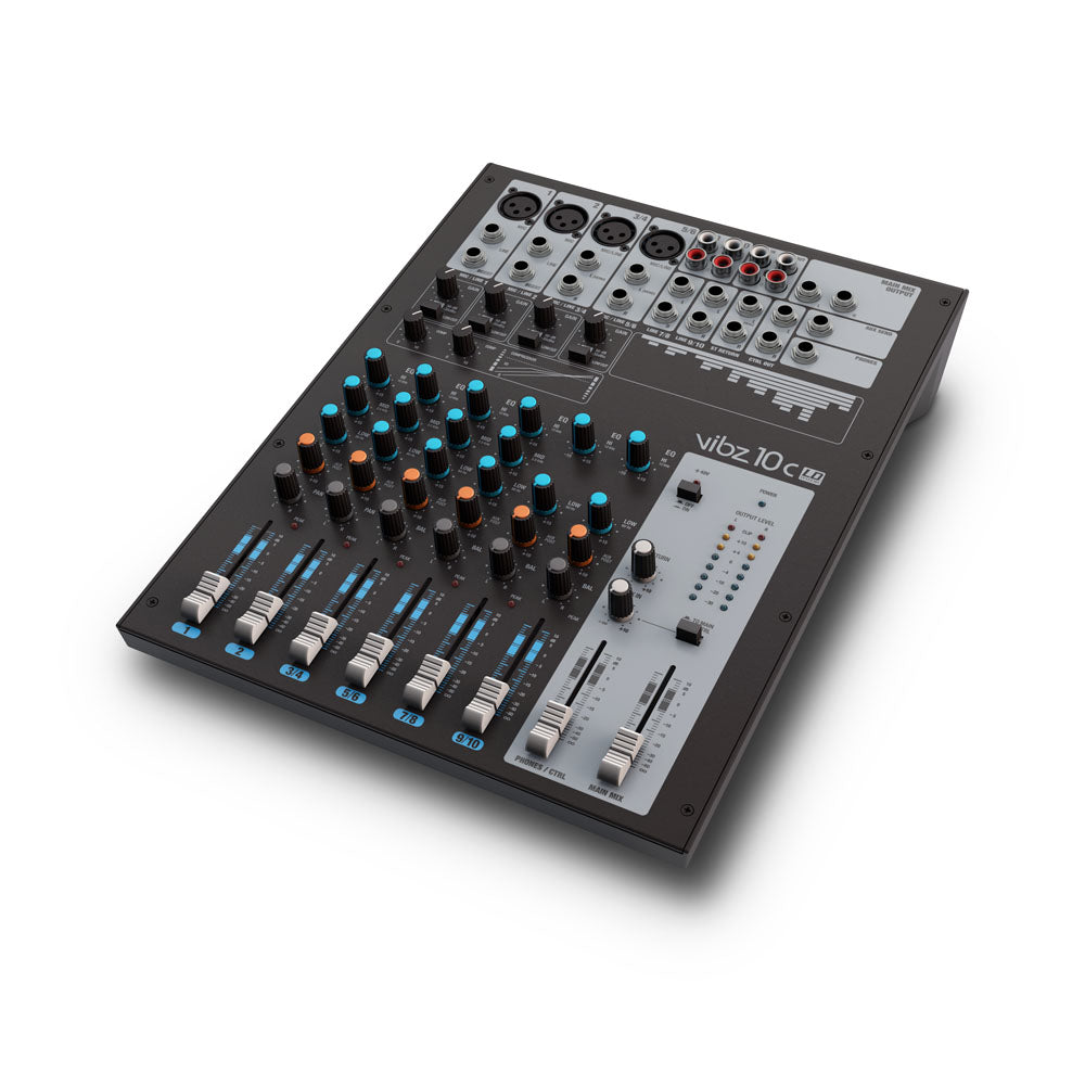 LD Systems VIBZ 10 C – 10-kanals mixerbord med kompressor