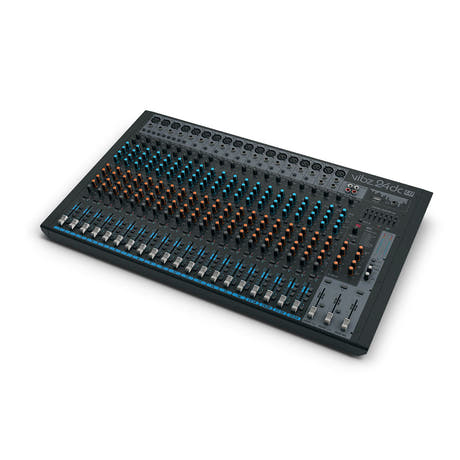 LD Systems VIBZ 24 DC - 24-kanals mixerkonsol med DFX och kompressor