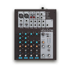 LD Systems VIBZ 6 D - 6-kanals mixerkonsol med DFX