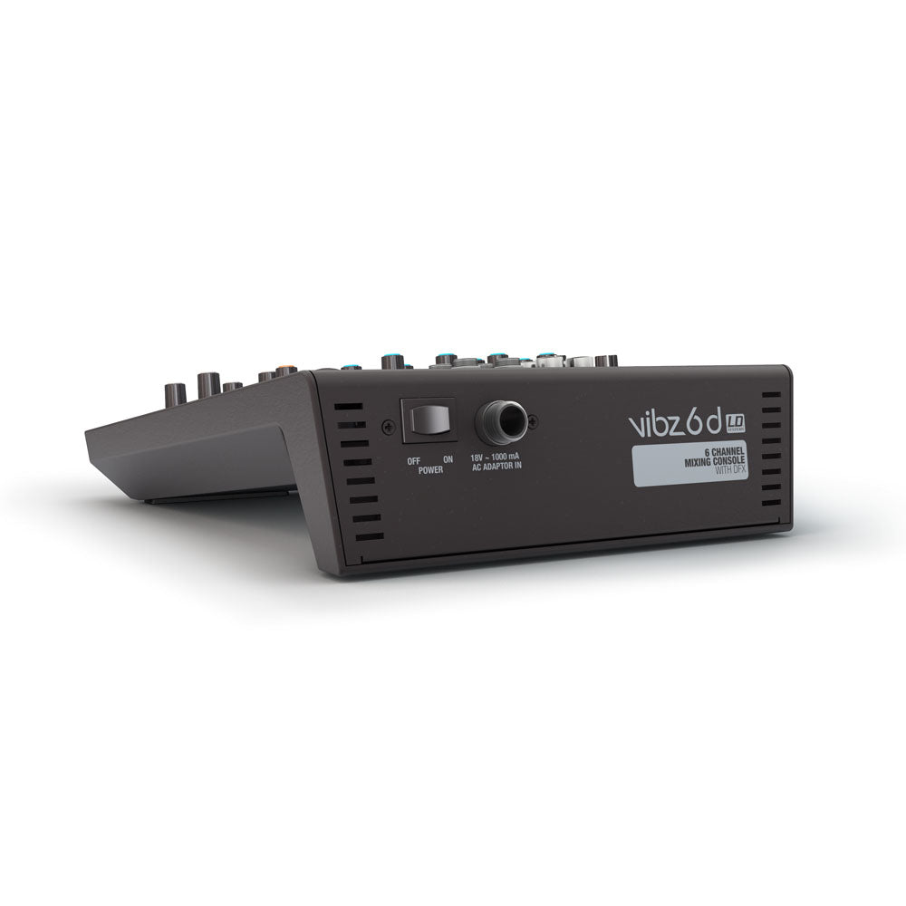 LD Systems VIBZ 6 D - 6-kanals mixerkonsol med DFX