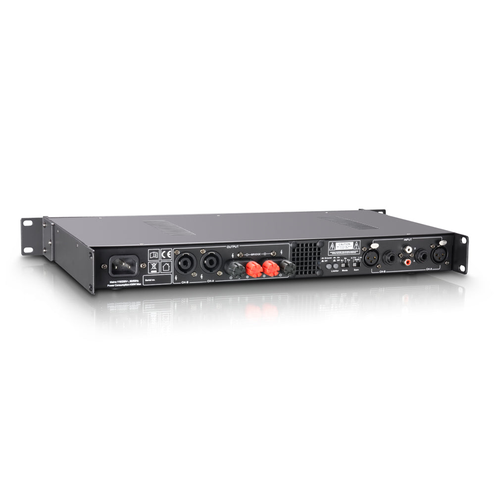 LD Systems XS 200 effektförstärkare (2x50W, 8 Ohm)