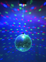 Ibiza Batteridriven discokula med LED-ljus (30 cm)