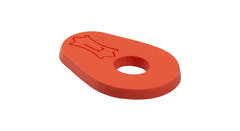 Levys RINGBLOCK rem lås i gummi, orange