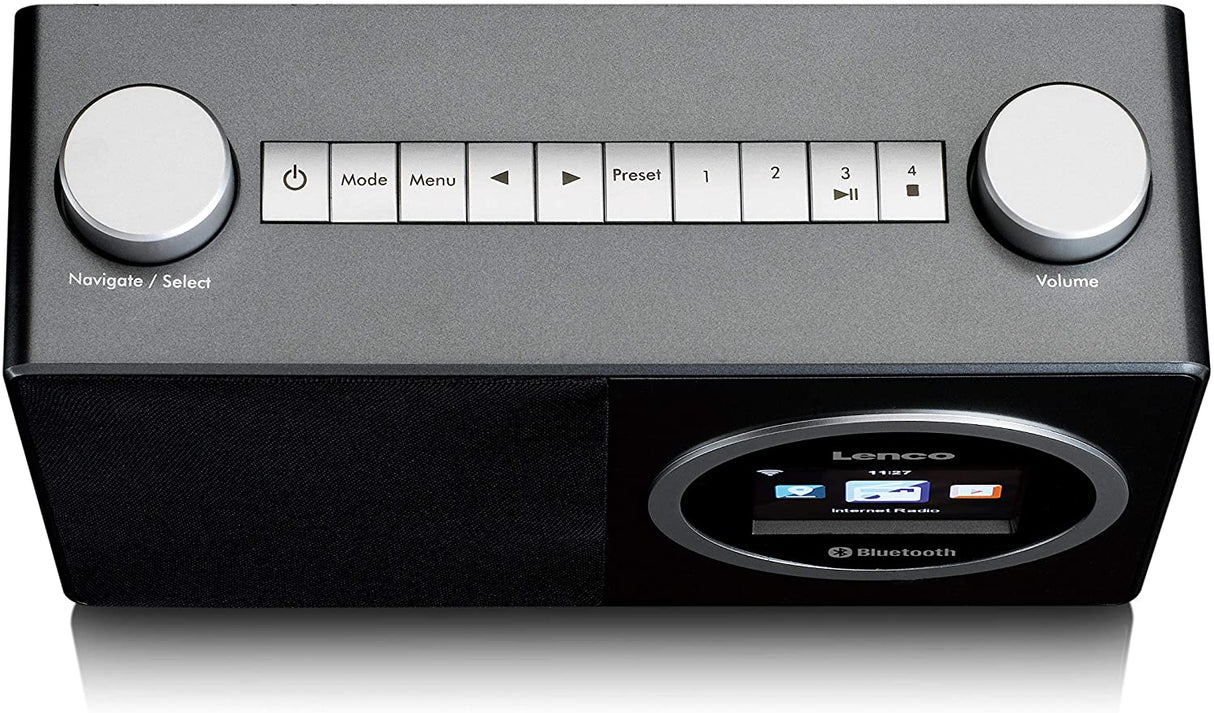 Lenco DIR-70 Radio med Bluetooth (svart)