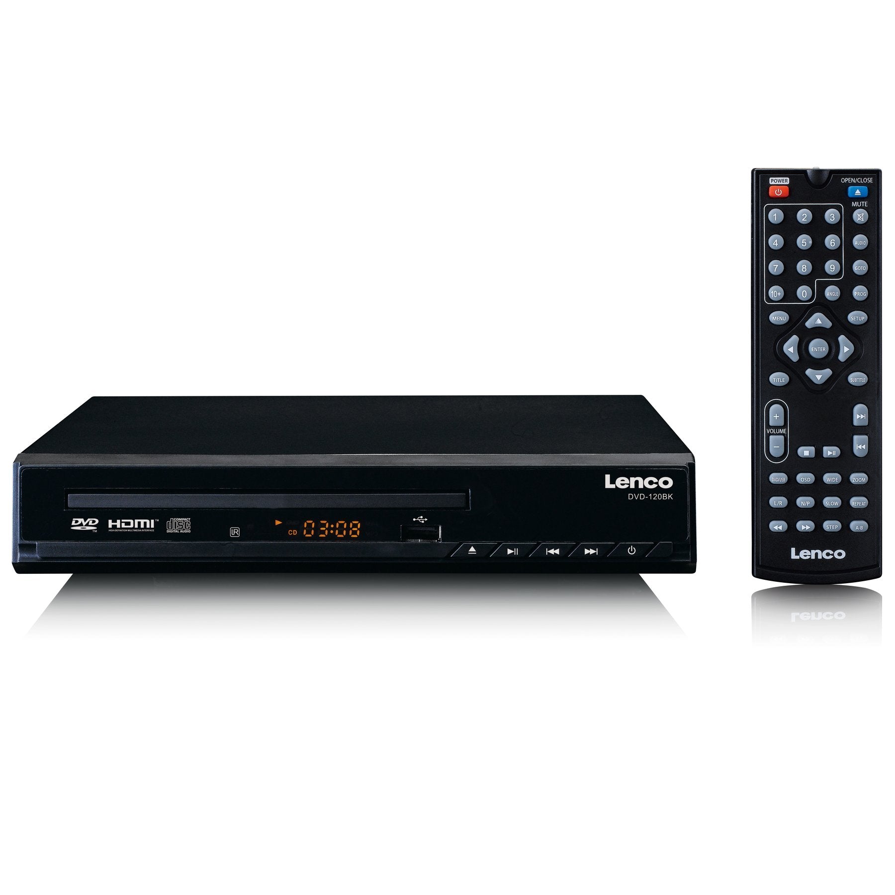 Lenco DVD-120 DVD/CD-spelare