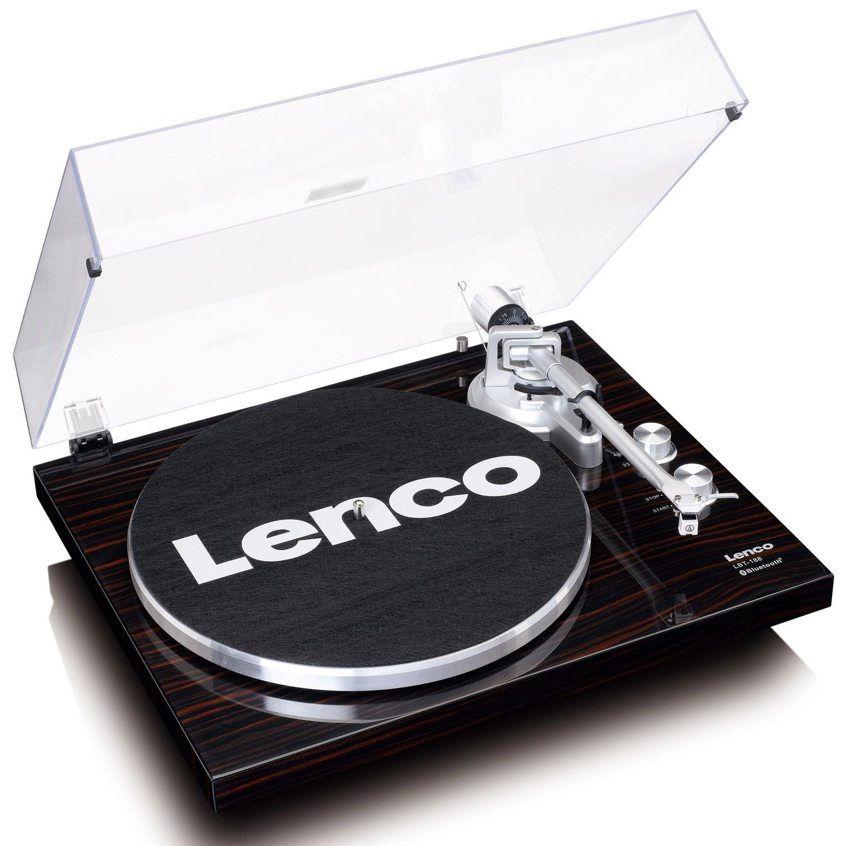 Lenco LBT-188 Bluetooth skivspelare (valnöt)