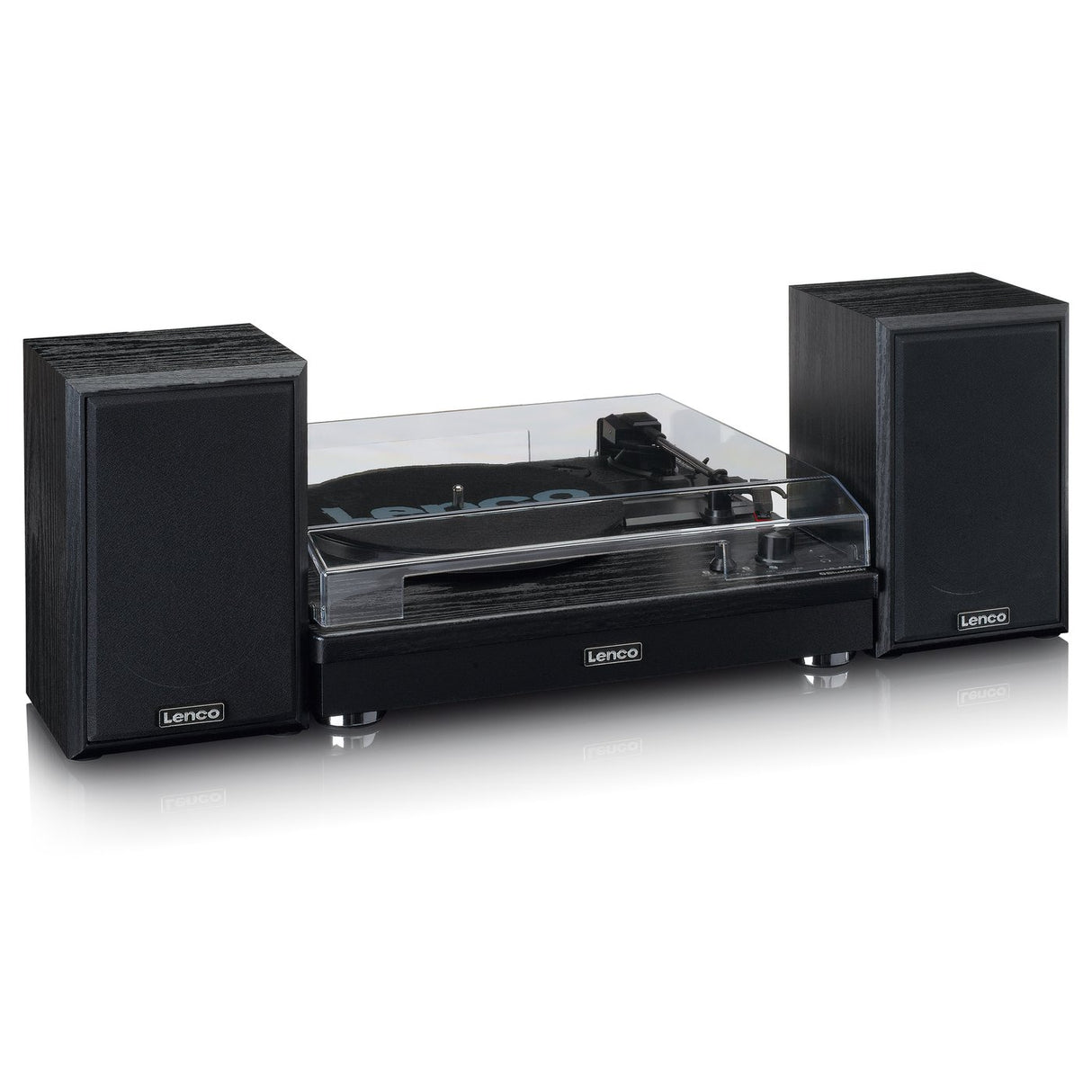 Lenco LS-101 skivspelare paket (Svart)