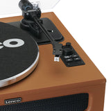 Lenco LS-430 Bluetooth skivspelare (brun)