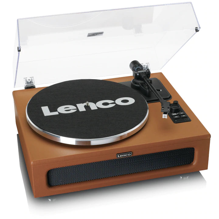 Lenco LS-430 Bluetooth skivspelare (brun)