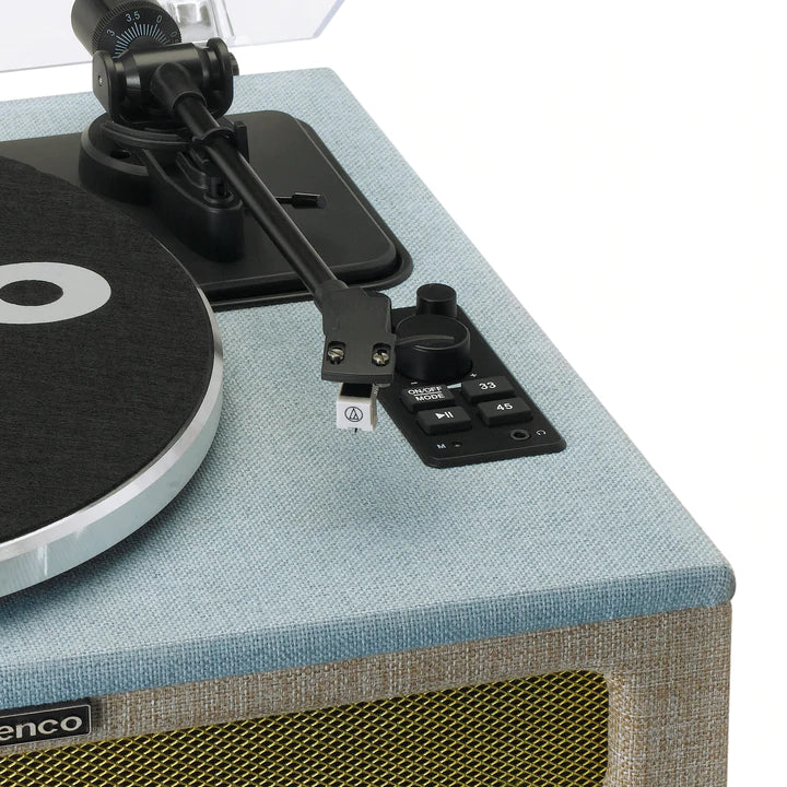 Lenco LS-440 Bluetooth skivspelare (blå/beige)
