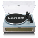 Lenco LS-440 Bluetooth skivspelare (blå/beige)