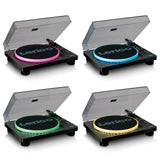Lenco LS-50 LED skivspelare paket (Svart)