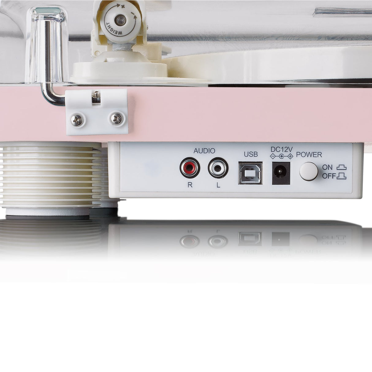 Lenco LS-50 skivspelare paket (Rosa)