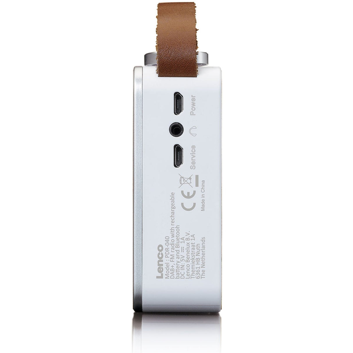Lenco PDR-040 DAB+ Radio (bambu/vit)