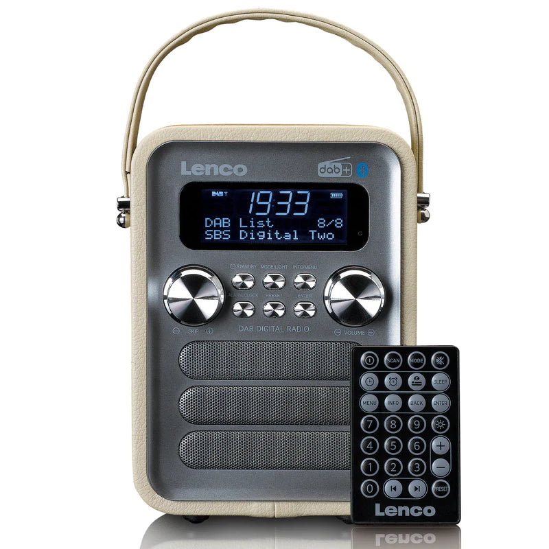 Lenco PDR-051 DAB+ Radio (Taupe/Silver)
