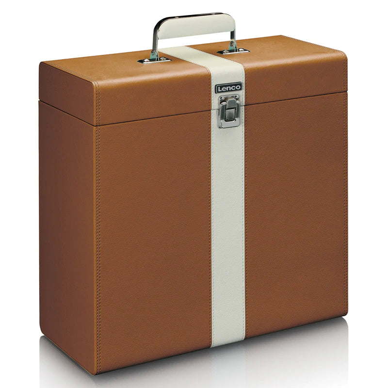 Lenco TTA-301BNWH Fodral för 12" vinyl (brun)