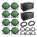 Light4Me Flat Par-paket XL