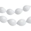 Länkballonger för Garland 8 st. (Matt kokosvit, 33 cm)