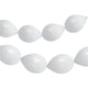 Länkballonger för Garland 8 st. (Matt kokosvit, 33 cm)