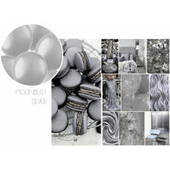 Länkballonger för Garland 8 st. (Mønestøv Silver, 33cm)