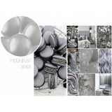Länkballonger för Garland 8 st. (Mønestøv Silver, 33cm)