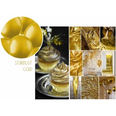 Länkballonger för Garland 8 st. (Stardust Gold Metallic , 33 cm)