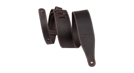 Levys M17BAS gitarrrem 2 1/2", mörkbrun