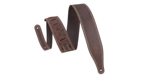 Levys M17BDS gitarrrem 2 1/2", mörkbrunt pull-up-läder