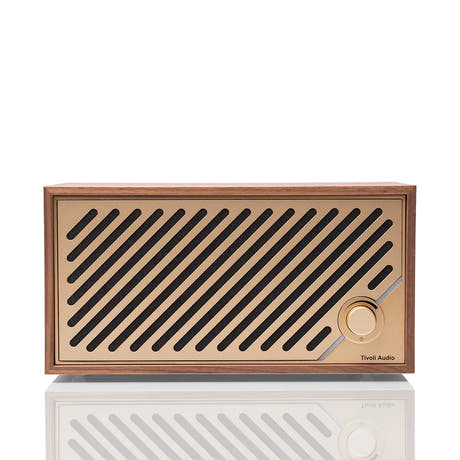 Tivoli Audio Model Two Digital Bluetooth högtalare (valnöt/guld)