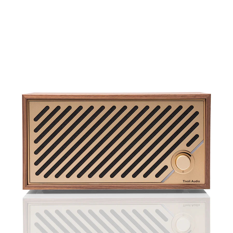 Tivoli Audio Model Two Digital Bluetooth högtalare (valnöt/guld)