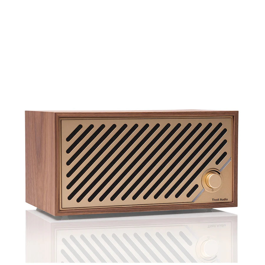 Tivoli Audio Model Two Digital Bluetooth högtalare (valnöt/guld)