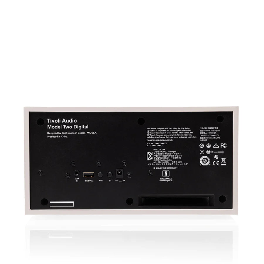 Tivoli Audio Model Two Digital Bluetooth högtalare (vit/silver)