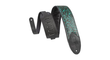 Levys M4WP gitarrrem 3", turkos
