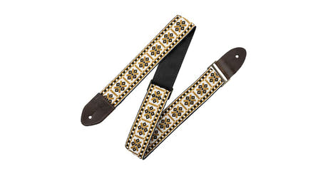 Levys M8HTV gitarrrem 2", brun och vit