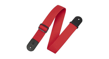 Levys M8POLY gitarrrem 2", röd