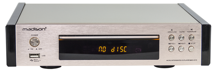 Madison CD-spelare och FM-radio med USB
