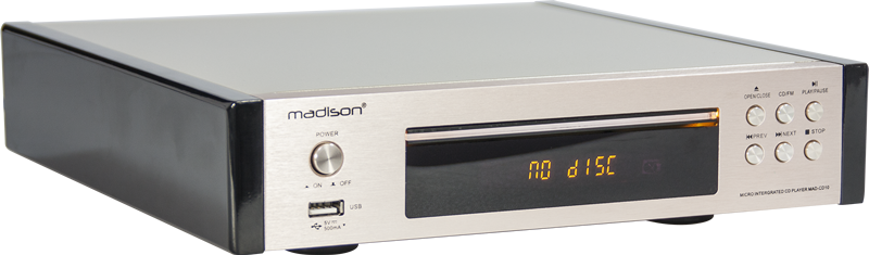 Madison CD-spelare och FM radio med USB