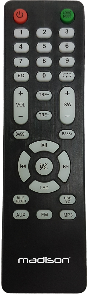 Madison CD-spelare och FM radio med USB