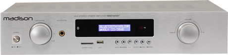 Madison HI-FI stereoförstärkare (silver, 2x140W)